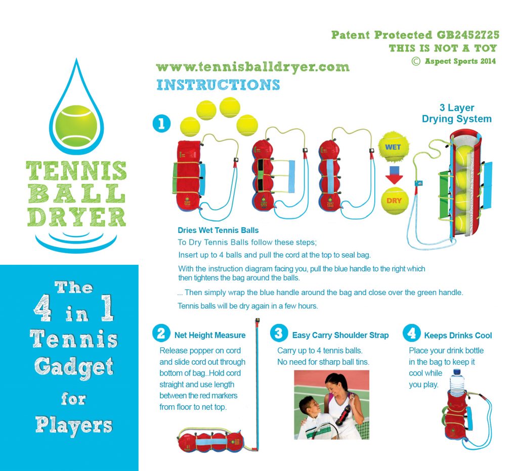 TENNIS BALL DRYER TENNIS BALL DRYER